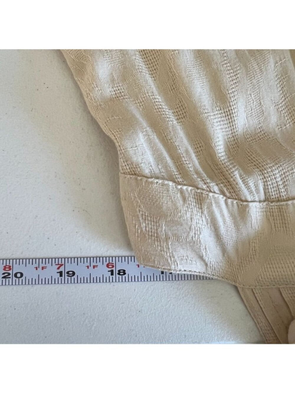 Anthropologie Felicity Embroidered Maxi Dress Ivory Orange Boho Cotton Sz M - Picture 14 of 16